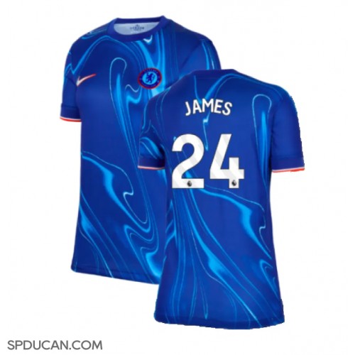 Zenski Nogometni Dres Chelsea Reece James #24 Domaci 2024-25 Kratak Rukav